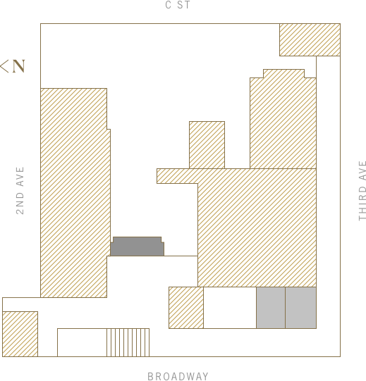 Second Floor Event Rooms Map