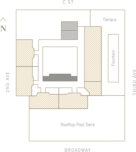 Third Floor Event Rooms Map