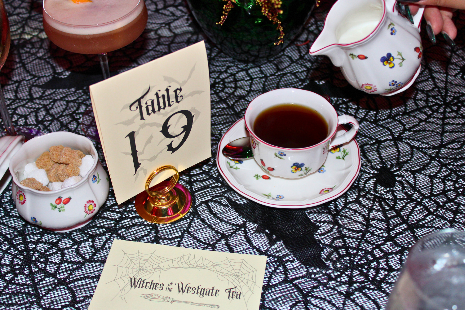 Witches’ Tea 1500×1000 Witches tea table spread